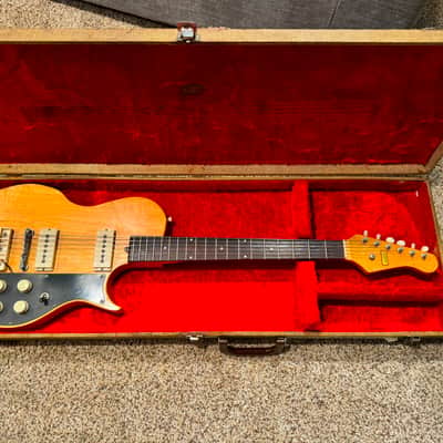 1960 Carvin SGB-3 Solid Body Electric Guitar - Natural Finish (w/HSC) image 22