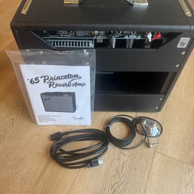 Fender '65 Princeton Reverb Reissue 12-Watt 1x10" Guitar Combo 2008 - Present - Black image 6