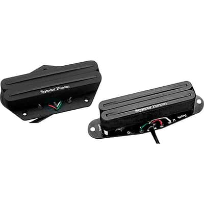 Seymour Duncan STHR-1 Hot Rails for Tele Humbucker Set - Black image 2