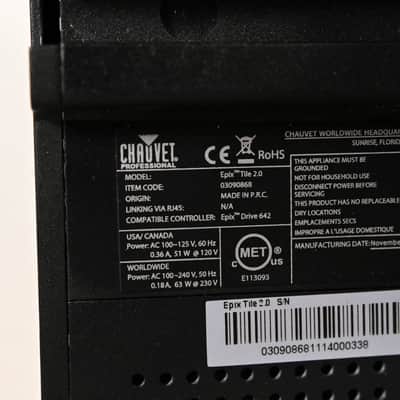 Chauvet Epix Tile 2.0 12 x 12 LED Pixel Array CG008KT image 9