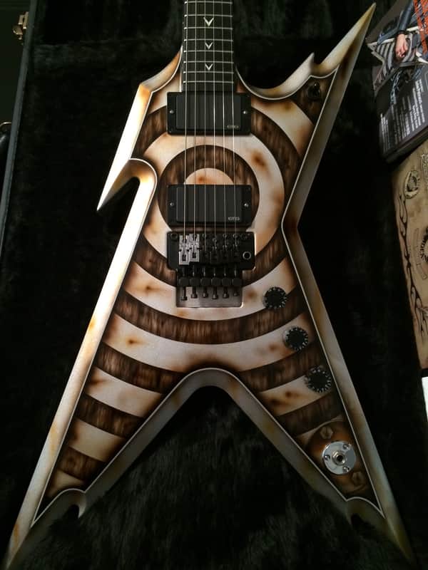 Dean Razorback 2006 Rust Bullseye Guitar Zakk Wylde Dimebag Darrell Dime Washburn Gibson ESP Rare image 1