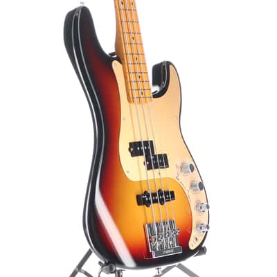 Fender Certified Pre-Owned American Ultra II Precision Bass, Maple Fingerboard, Ultraburst (L8) (03076) image 3