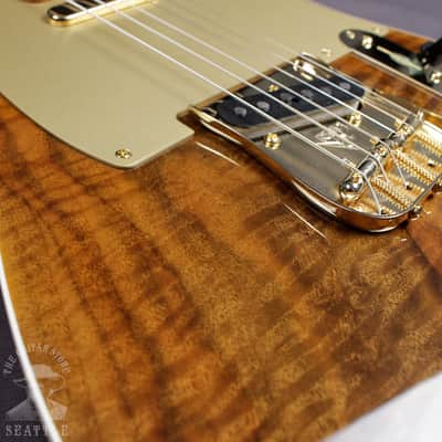 Fender Custom Shop Artisan Claro Walnut Telecaster Natural image 8