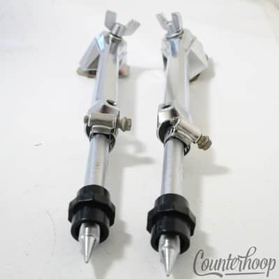 *Yamaha 2x Bass Drum Japan Spurs+Mounts Telescoping Legs 80s Stage Custom Model image 4