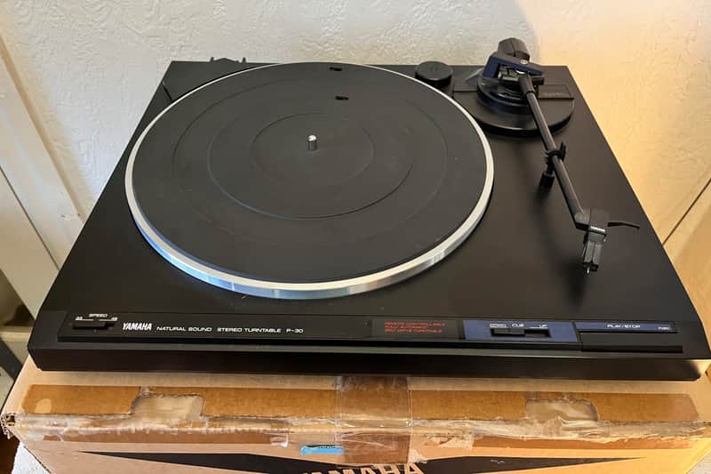 Vintage Yamaha P-30 Fully Automatic Turntable-IOB-Manual- Missing