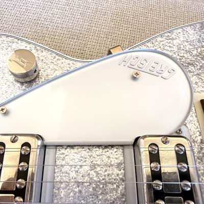 Gretsch G6129T-89 Vintage Select '89 Sparkle Jet with Bigsby 2023 - Silver Sparkle image 23