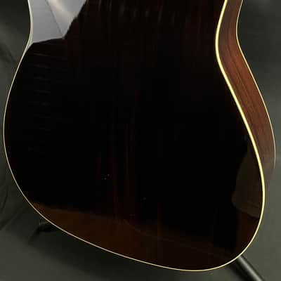 Yamaha FG830TBS Solid Top Dreadnought Acoustic Guitar Tobacco Sunburst image 11