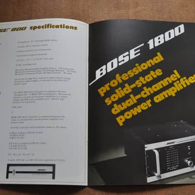 Bose vintage catalog booklet brochure. ca 1973 image 5