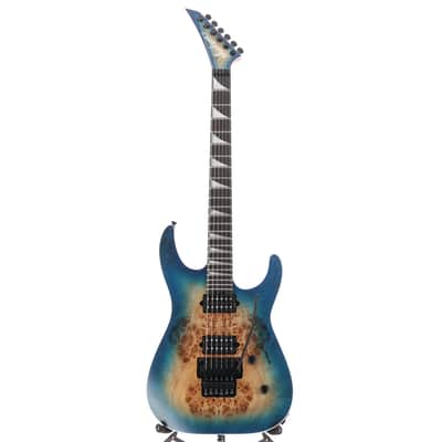 Jackson MJ Series Dinky DKRP, Transparent Blue Burst, Plays Great (W2) (00179) image 5