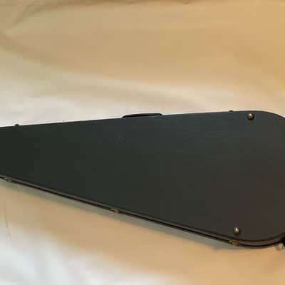 1980's Kramer USA Violin Teardrop Black Tolex Hardshell Electric Guitar Case image 8
