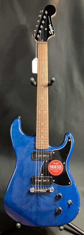 Squier Paranormal Strat-O-Sonic Electric Guitar Sapphire Blue