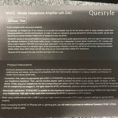Questyle M15C Dongle-DAC 2024-present - Silvet image 7