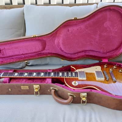 GIBSON CUSTOM SHOP 2014 HISTORIC COLLECTION 1959 Les Paul Standard Reissue VOS Iced Tea Burst Light Aged image 5