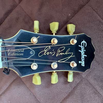 Epiphone EJ200CE Elvis Presley Signature Super Jumbo 1995 - 2000 - Black image 6