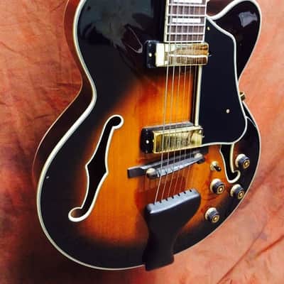Ibanez AFJ957 7-string archtop w/OHSC - Sunburst image 3