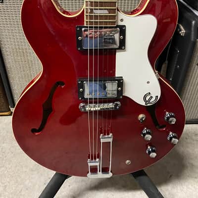 1996 Epiphone Riviera CH - Cherry - Includes OHSC image 3