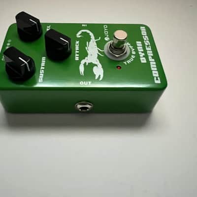 JOYO | JF-10 | Dynamic Compressor | Low Noise | Classic Sound | Green | Electric Guitar | Bass |True Bypass  image 4