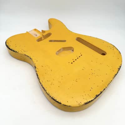 MJT Telecaster Body Relic Nitro Butterscotch Super-Light mjt6714 image 3