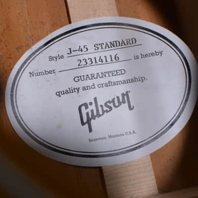Gibson J-45 Standard Honeyburst Gloss Exclusive w/ FREE Same Day Shipping image 8