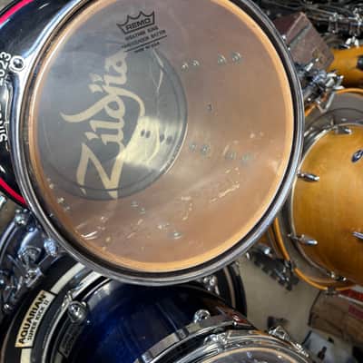 Ludwig Mahogany blew olive badge 10 inch Tom Drum image 6