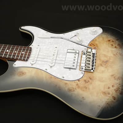 Jet Guitars JS-450 Q TB R - Transparent Black image 3