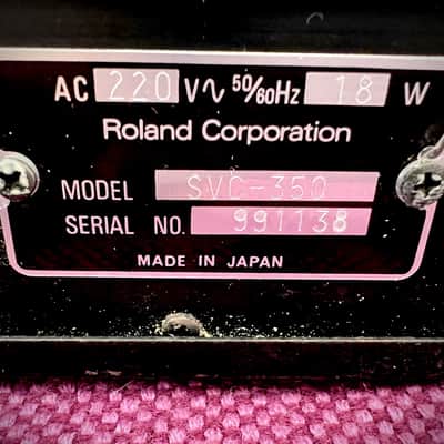 Roland SVC-350 Vintage Vocoder – Ex Tino Casal – Used by Enrique Mateu with Duncan Dhu & Miguel Ríos image 7