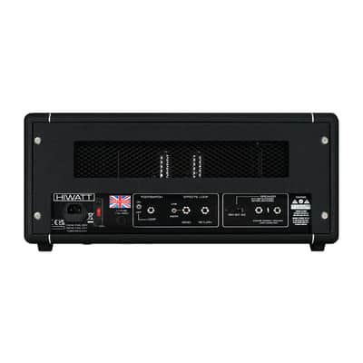 Hiwatt T-Series PEDALSMITH 50 50-Watt Tube Guitar Amplifier Head - Black image 3