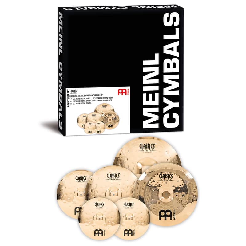 Meinl Classics Custom CCEM-CS1 Extreme Metal Expanded Cymbal Set image 1