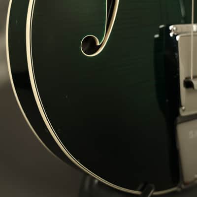 early 1970's Yamaha SA-50 Aruba Green with FLAME MAPLE top + back!!! image 15