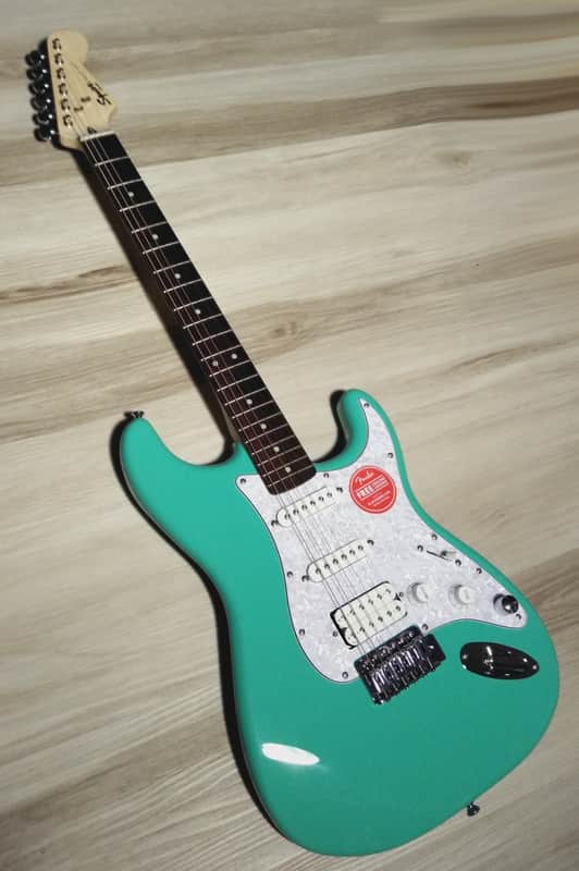 2019 Stratocaster HSS Guitar TurboCharged w/ Blender MOD Seafoam Squier Strat NEW image 1