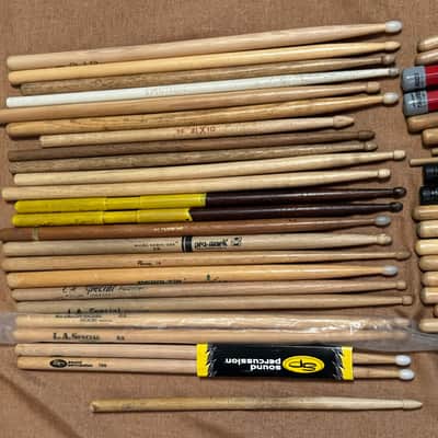 Zildjian Large Lot Drum Sticks Zildjian LA Special CB700 Pro Mark Some Vintage Read Details image 3