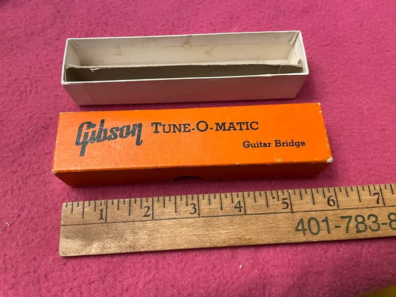 BOX vintage 1959-1960's Gibson nickel abr1 bridge BOX for es 335 Les Paul sg 175 firebird paf 1961 1965 super 400 L5 case candy image 1
