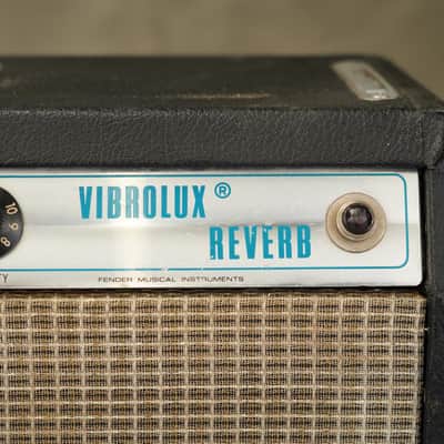 1974 Fender Vibrolux Reverb 40W 2x10" Guitar Combo Amplifier #55930 image 8