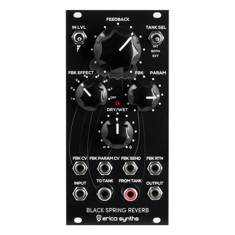 Erica Synths Black Spring Reverb Eurorack Module image 1
