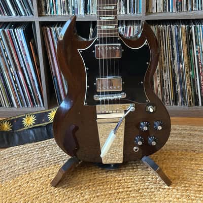 1970 Gibson SG Standard Cherry "Large Guard" with Maestro Vibrola image 2