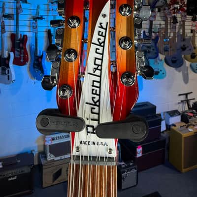 Rickenbacker 330/12 Fireglo Semi-Hollow Electric Guitar, with Ric Case, 711 image 5