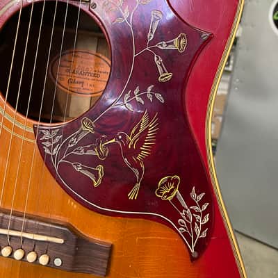 Gibson Hummingbird 1968 - Cherry Sunburst image 11