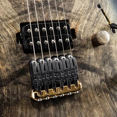 Mayones Duvell Elite 6 B27 Trans Natural Black Burst Satin image 8