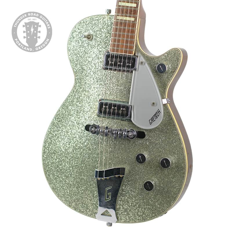 1956 Gretsch 6129 Silver Jet Silver Sparkle