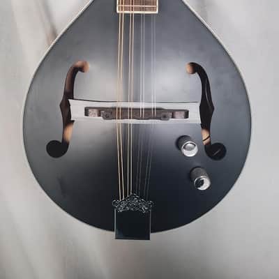 Luna BGM MOON A Moonbird A-Style Mandolin with Electronics 2010s - Black image 2