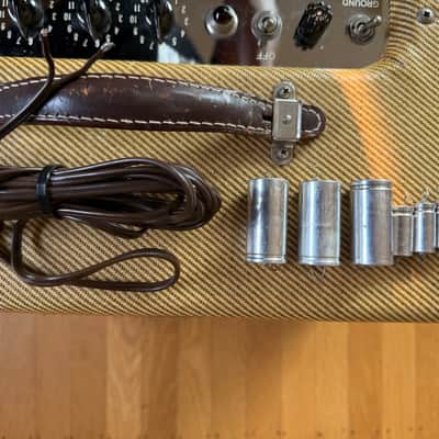 1956 Fender Tweed Deluxe 5E3 - Collector Grade image 23