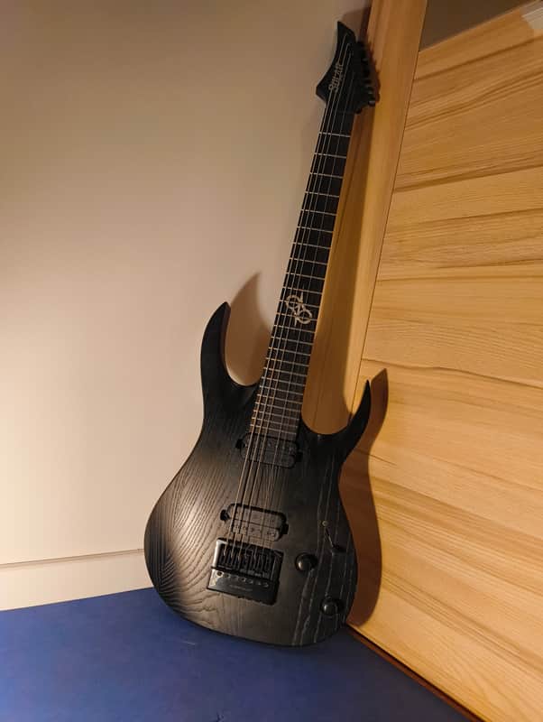 Solar Guitars A1.7BOP - Black open pore image 1