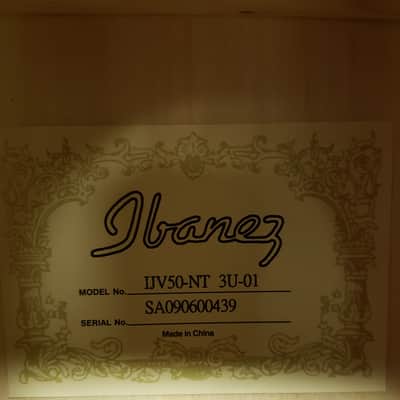 Ibanez IJV50-NT 3U-01 2009 Spruce image 16