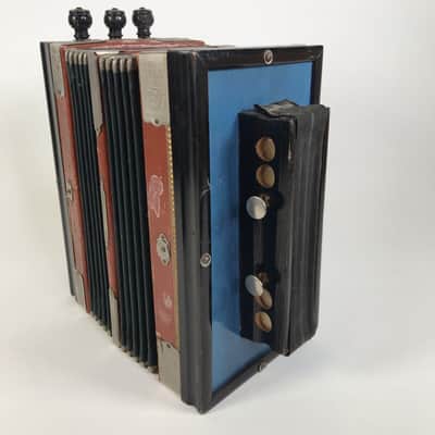 Vintage The Stag Extra Broad Hammered Reeds Accordion Accordion Saxon Germany image 7