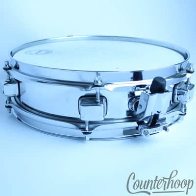 *Tama Piccolo 12"x3 1/4"Steel Shell Soprano Snare PF155 Pancake Auxiliary Chrome image 3