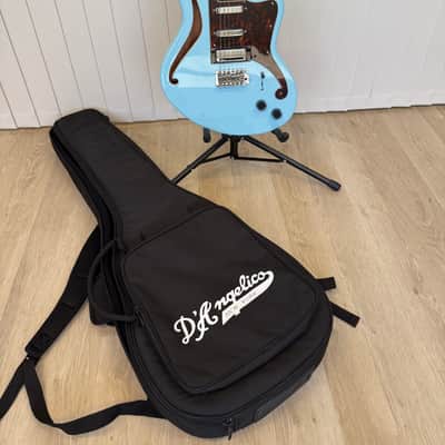 D'Angelico Premier Bedford SH with Tremolo 2021 - Sky Blue image 7