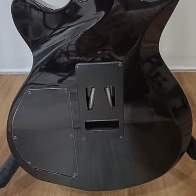 Godin xtSA Multi-Voice Electric Guitar - Trans Black 2000s - Trans Black image 7