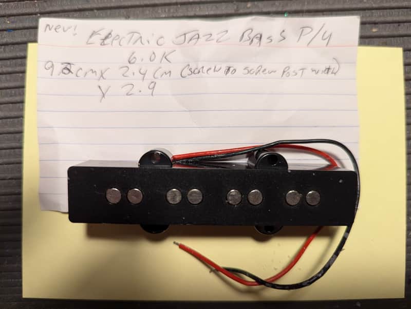 Unknown Jazz Bass pickup 2010's - Black image 1