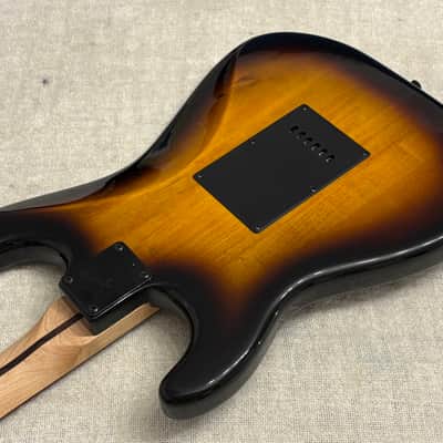 2014 Squier Bullet Stratocaster HH Tremolo Black Hardware Rosewood Fretboard image 12