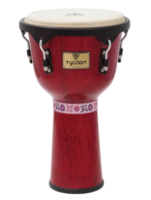 Tycoon Artist Series Red Djembe 12" image 1